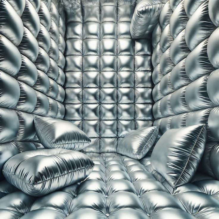 Silver Ballon - Disco Party Decor