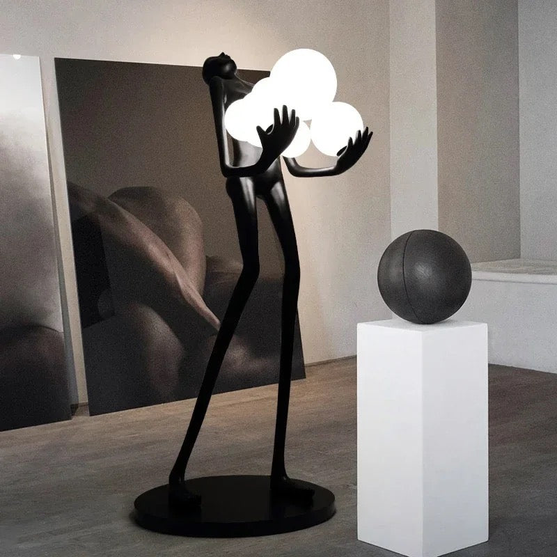 Human Floor Lamp – Modern Indoor Lighting