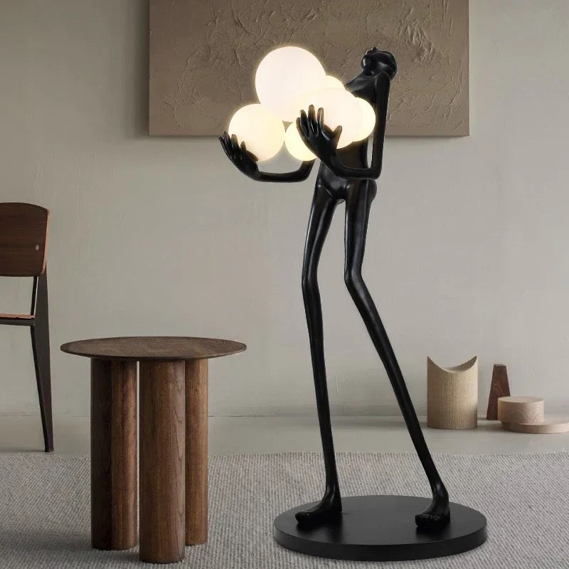 Human Floor Lamp – Modern Indoor Lighting
