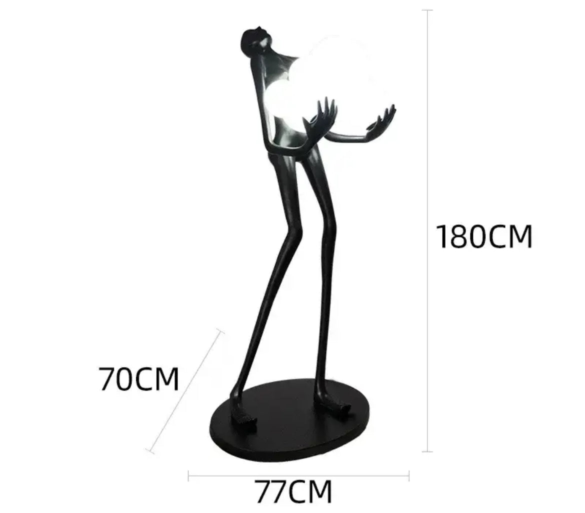 Human Floor Lamp – Modern Indoor Lighting