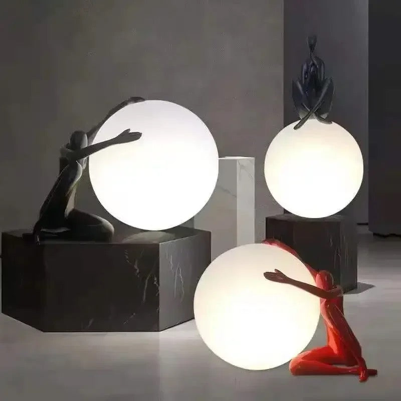 Human Table Lamp – Modern Indoor Lighting