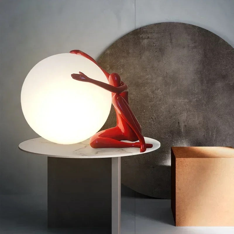 Human Table Lamp – Modern Indoor Lighting