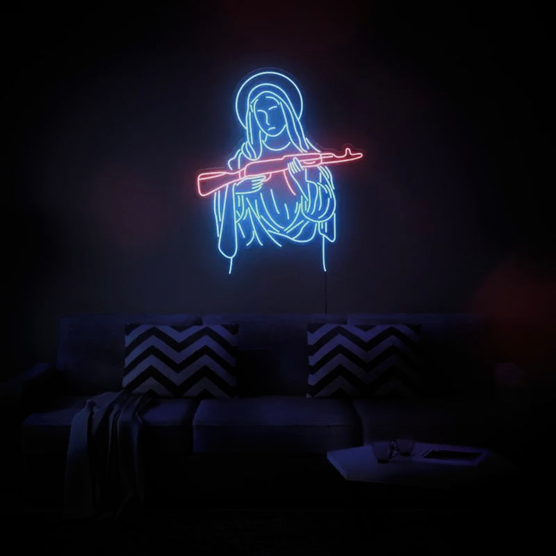 VIRGIN MARY NEON / Wall Decoration