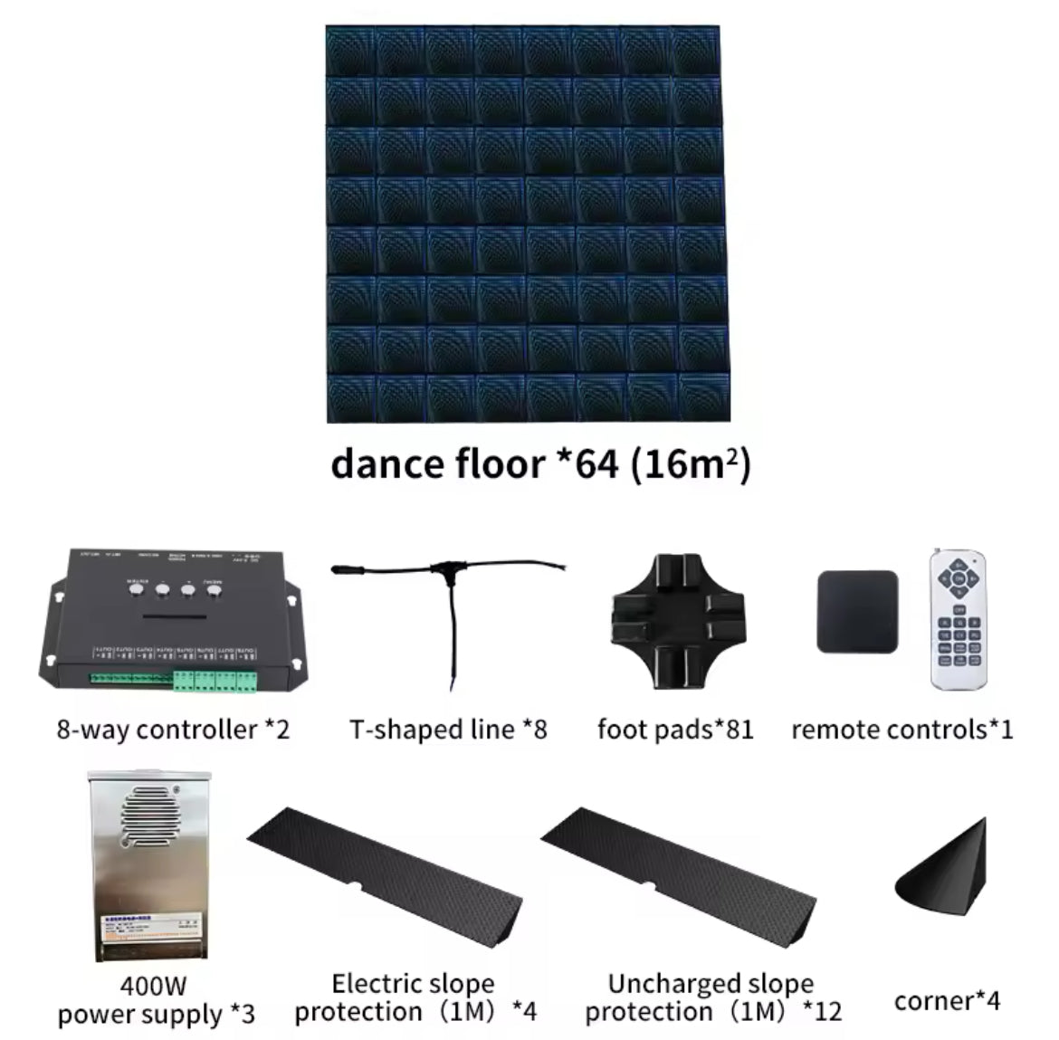 3D Mirror Floor - Tempered glass