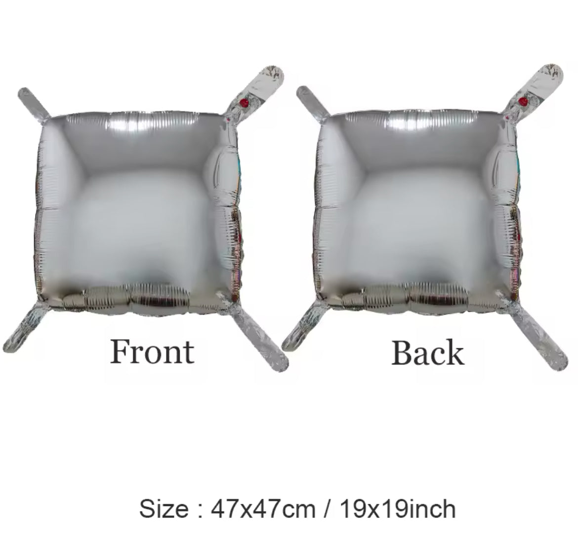 Silver Ballon - Disco Party Decor