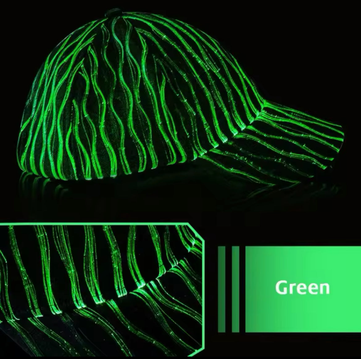 LUMIO BASEBALL CAP - LED Colorful