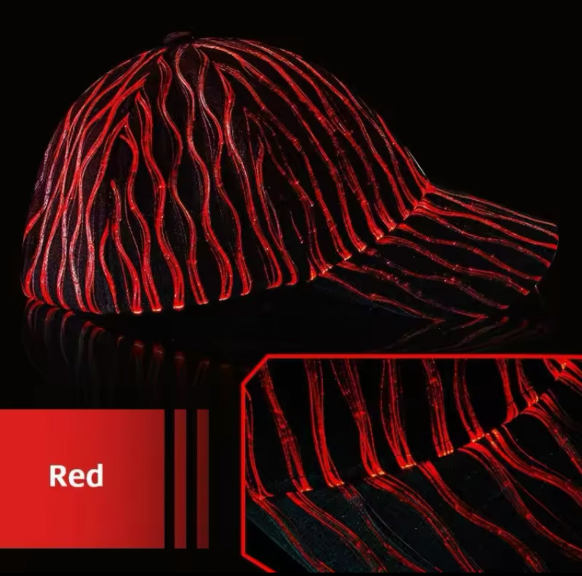 LUMIO BASEBALL CAP - LED Colorful
