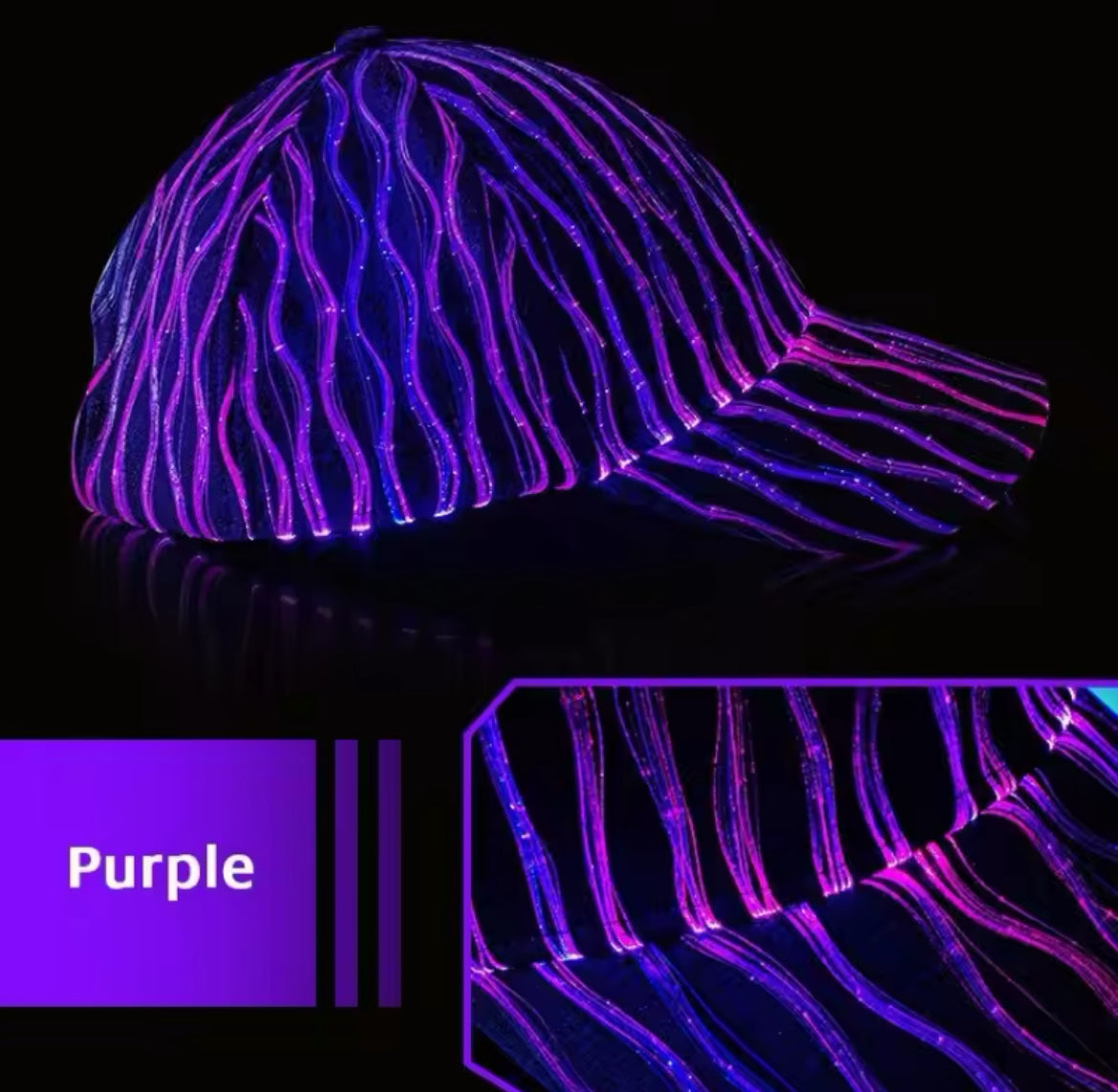 LUMIO BASEBALL CAP - LED Colorful