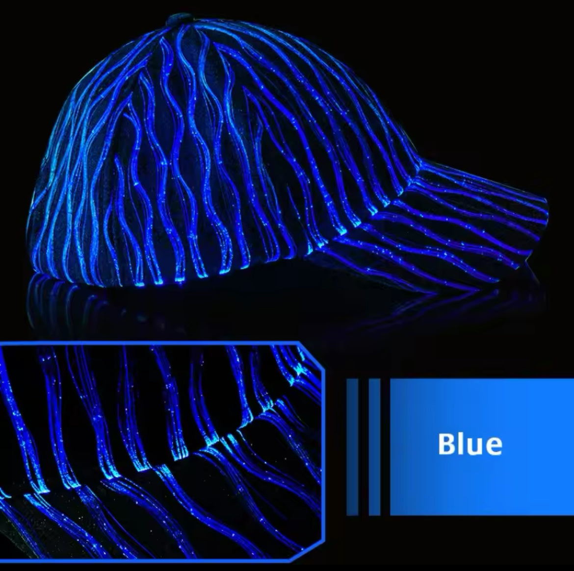 LUMIO BASEBALL CAP - LED Colorful