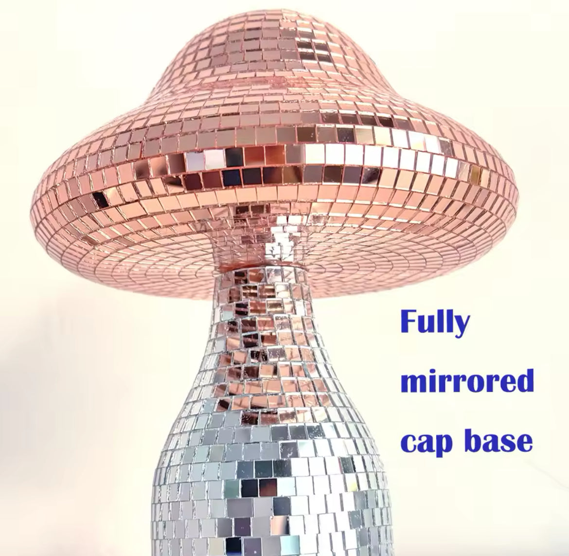Dreamy Disco Mushroom – Handmade Reflective Home Décor!