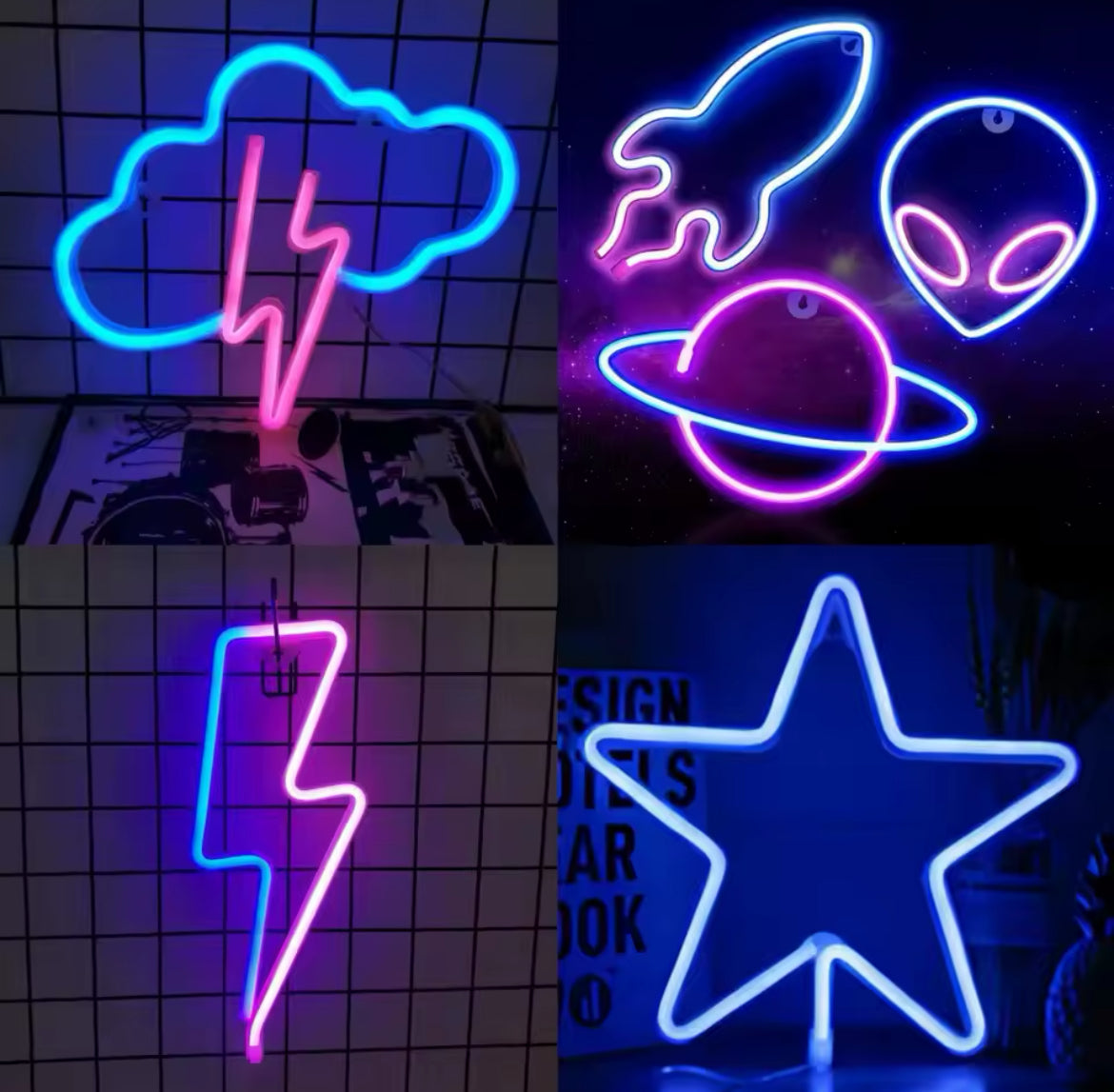 Neon Light – USB/Battery Powered LED Room Decor
