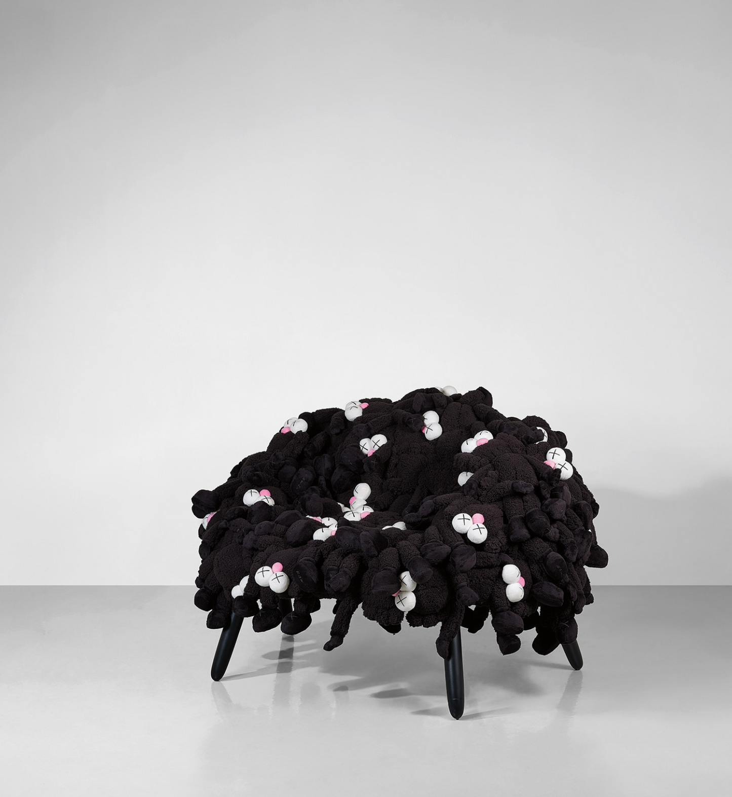 Plush Toy Art Chair – Black Edition