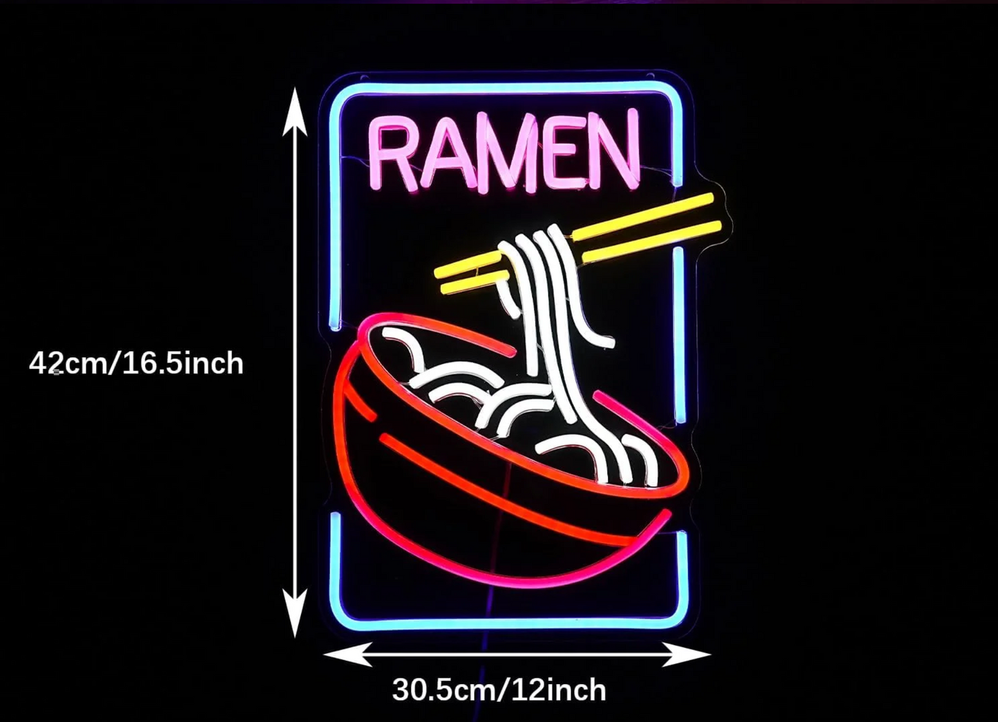Ramen Bowl Neon Sign