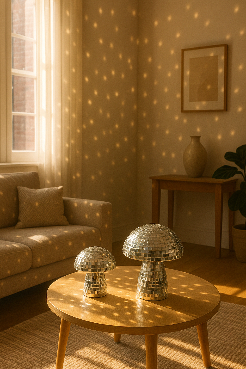 DISCO MUSHROOM DECOR