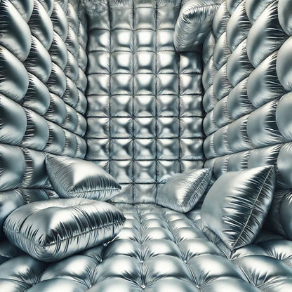 Silver Ballon - Disco Party Decor