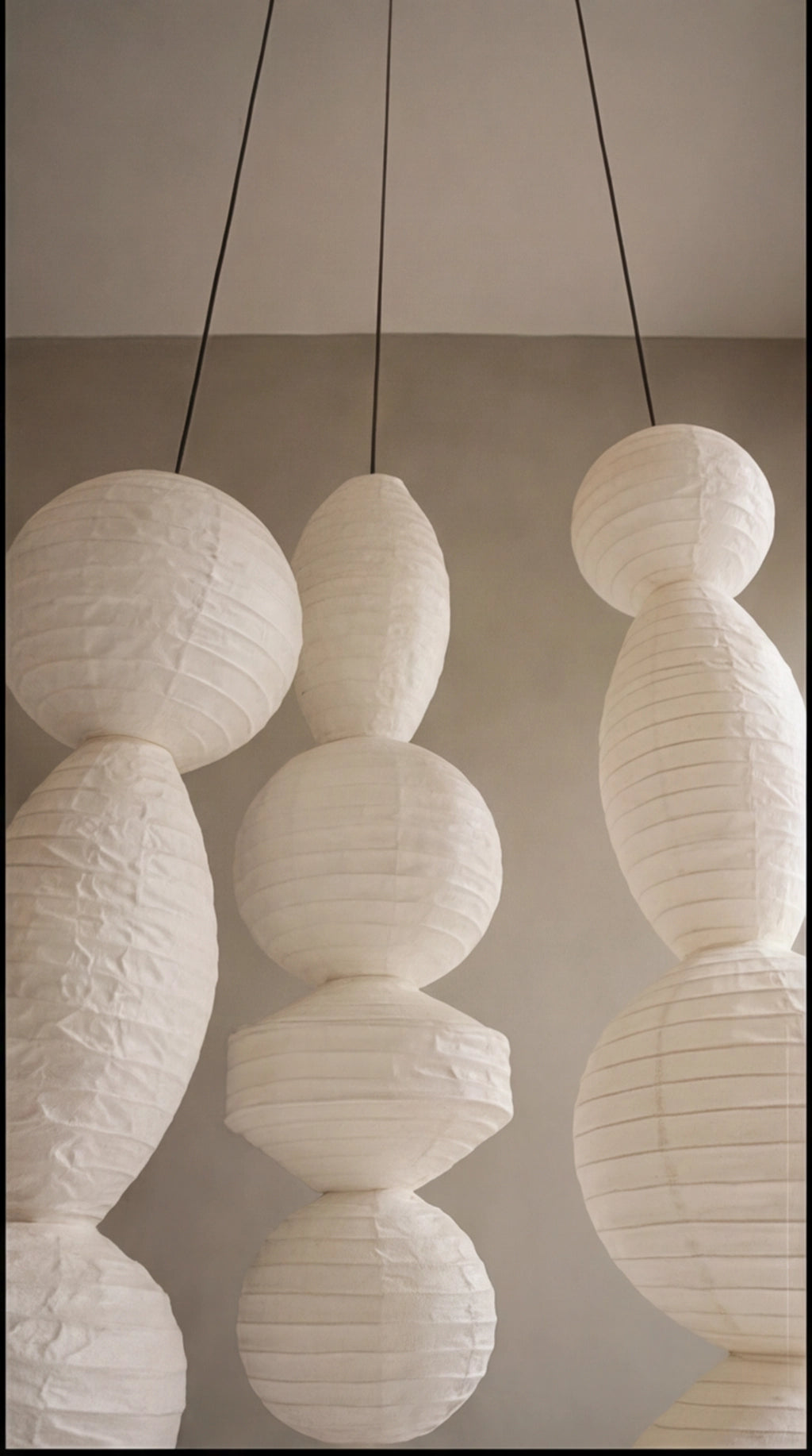 JAPANESE RICE PAPER LAMP
