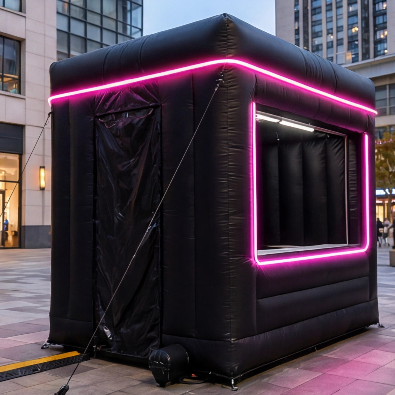 Inflatable Neon Collectibles Pop-Up Store