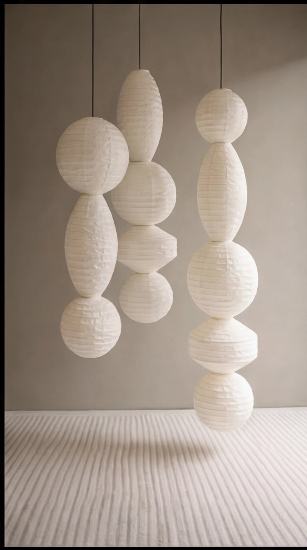 JAPANESE RICE PAPER LAMP
