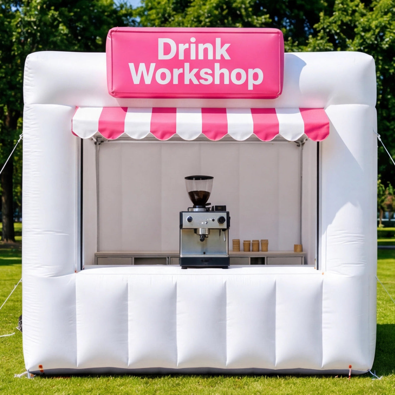 Inflatable Drink Workshop Pop-Up Kiosk