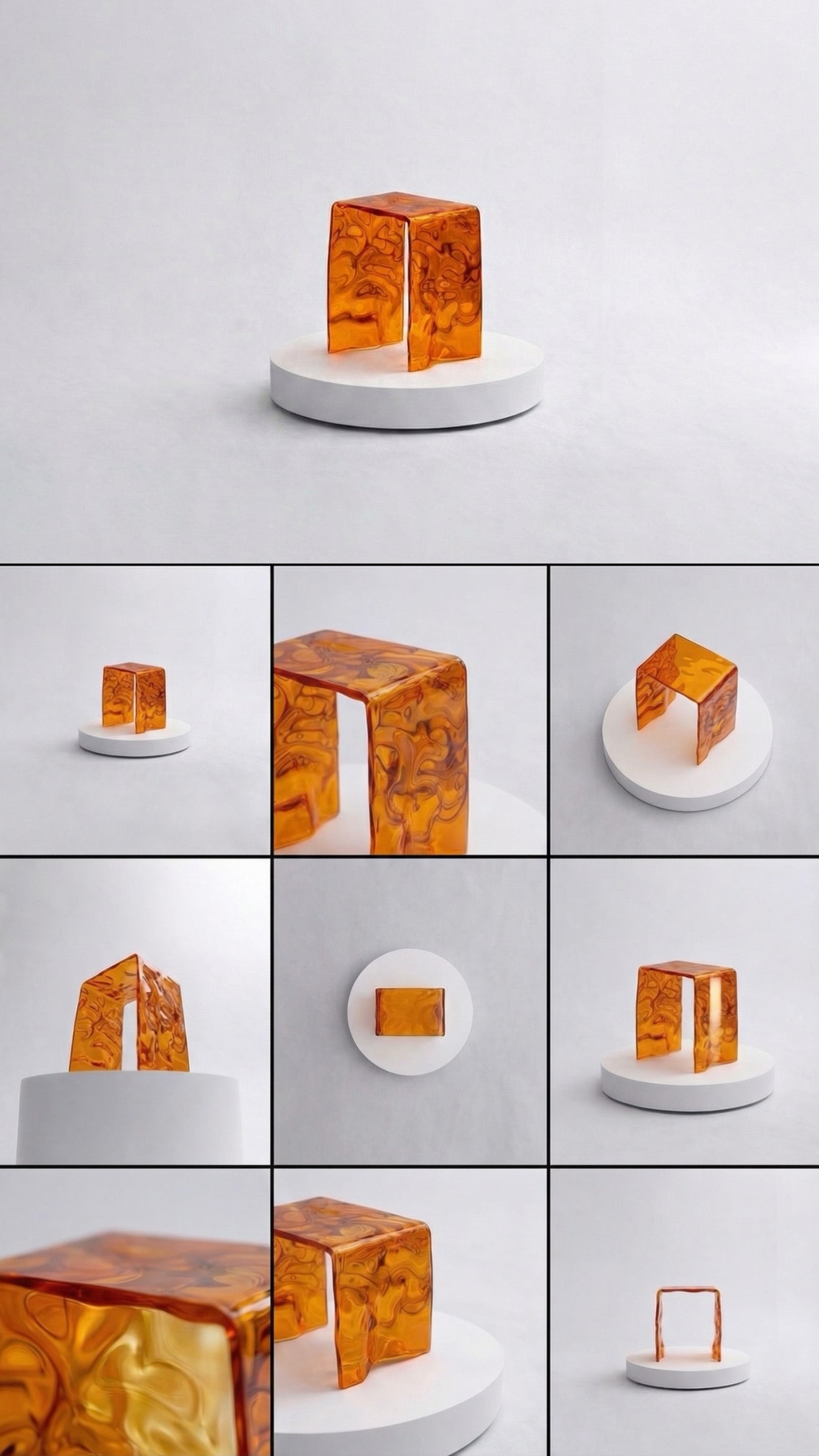 Modern Acrylic Stool