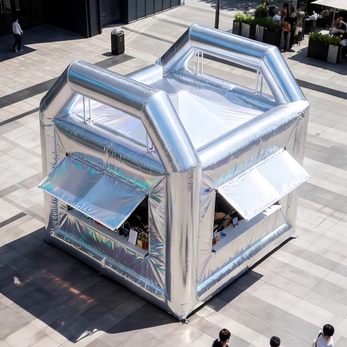 Inflatable Holographic Pop-Up Kiosk