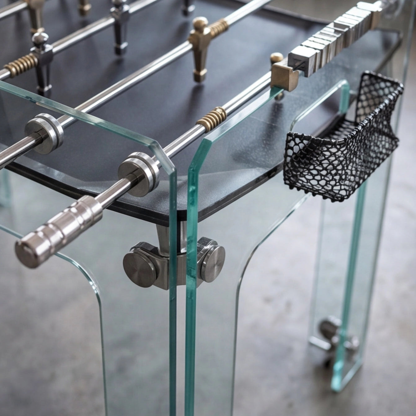 Glass Foosball Table