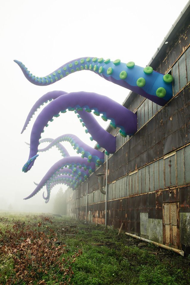 Giant Inflatable Octopus Tentacle – Event Decoration