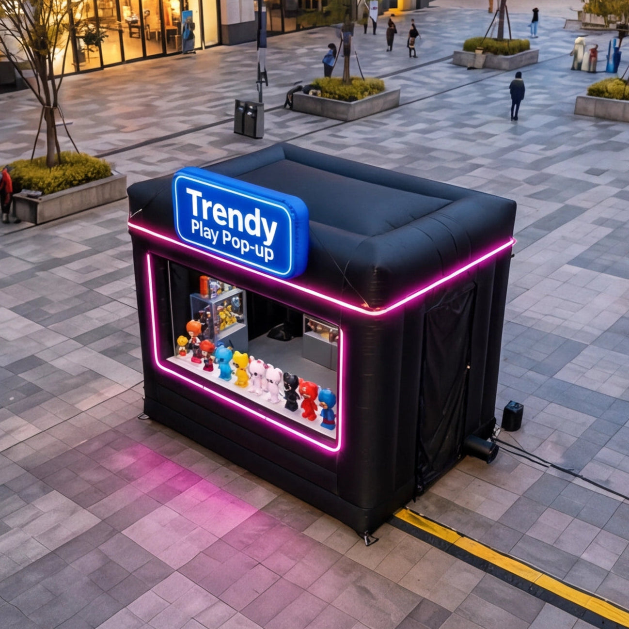 Inflatable Neon Collectibles Pop-Up Store