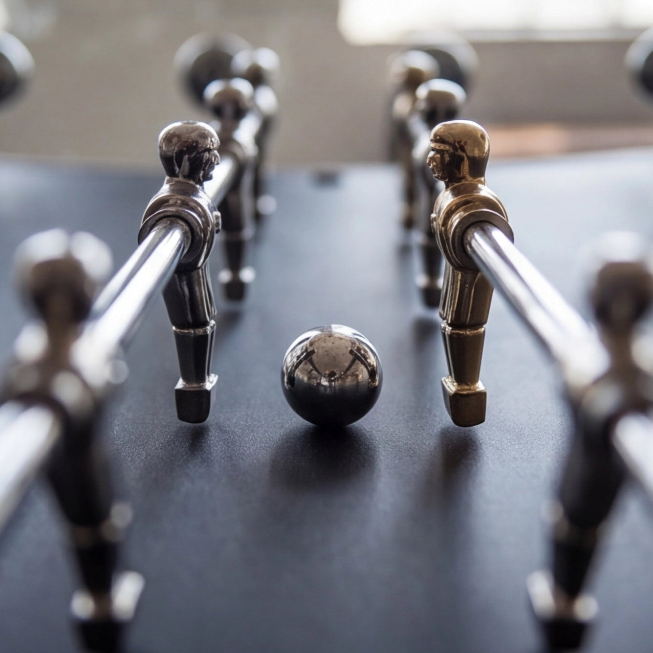 Glass Foosball Table