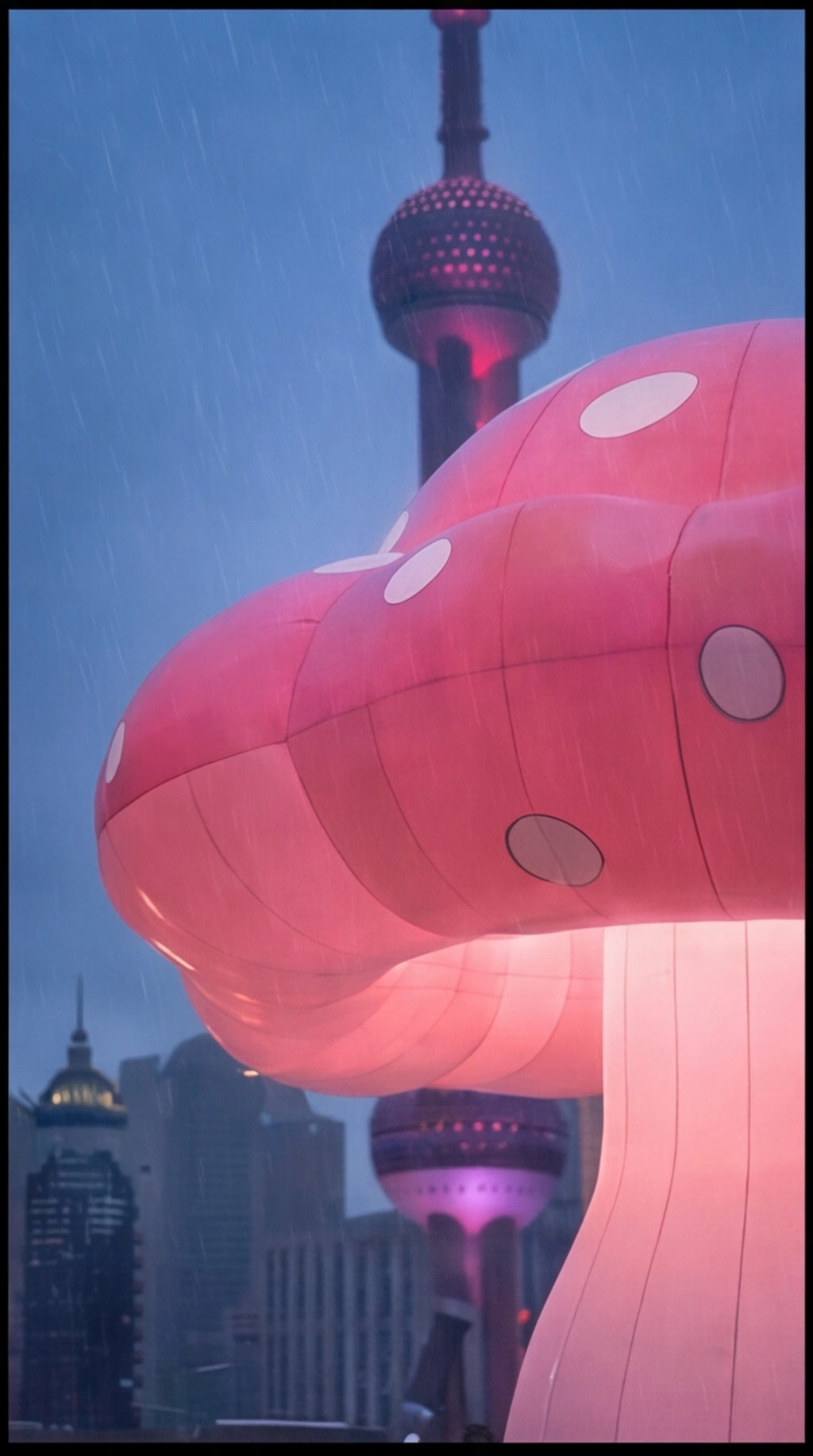 Giant Pink Mushroom