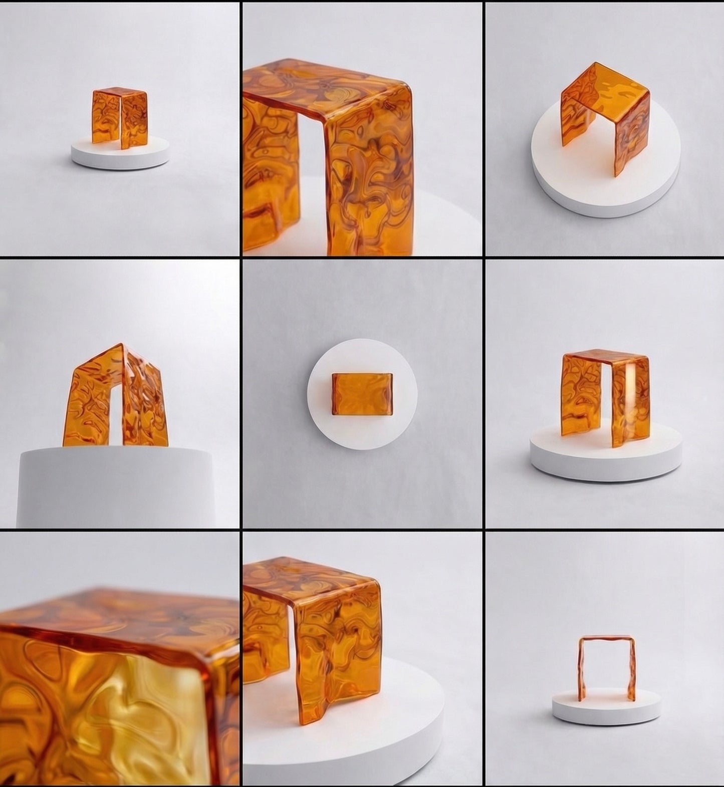 Modern Acrylic Stool
