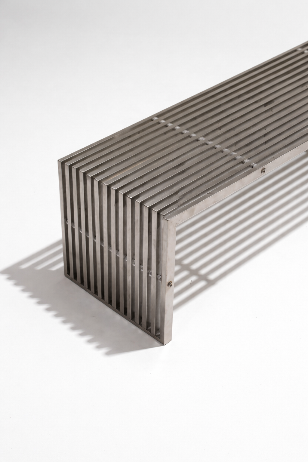 Modern Stainless Steel - Bench/ Stool