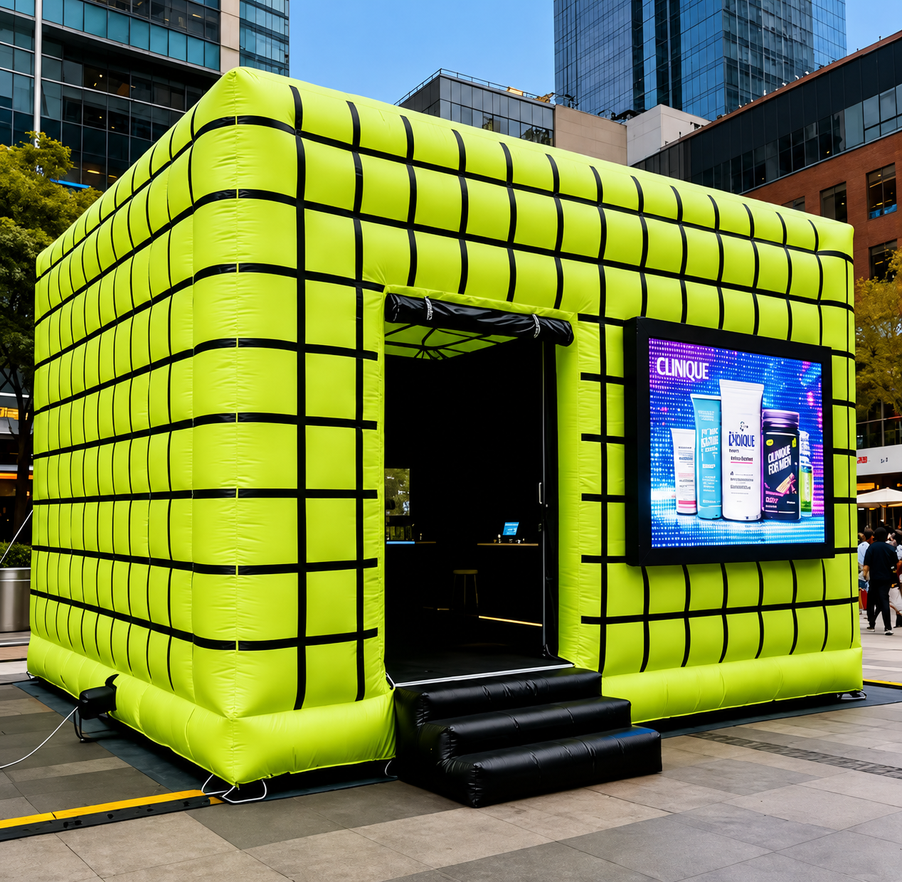 Inflatable Transparent Retail Booth