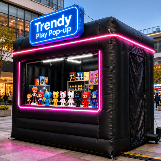 Inflatable Neon Collectibles Pop-Up Store