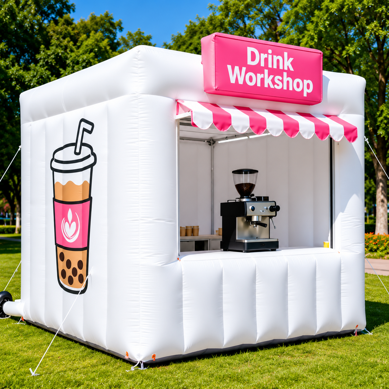 Inflatable Drink Workshop Pop-Up Kiosk
