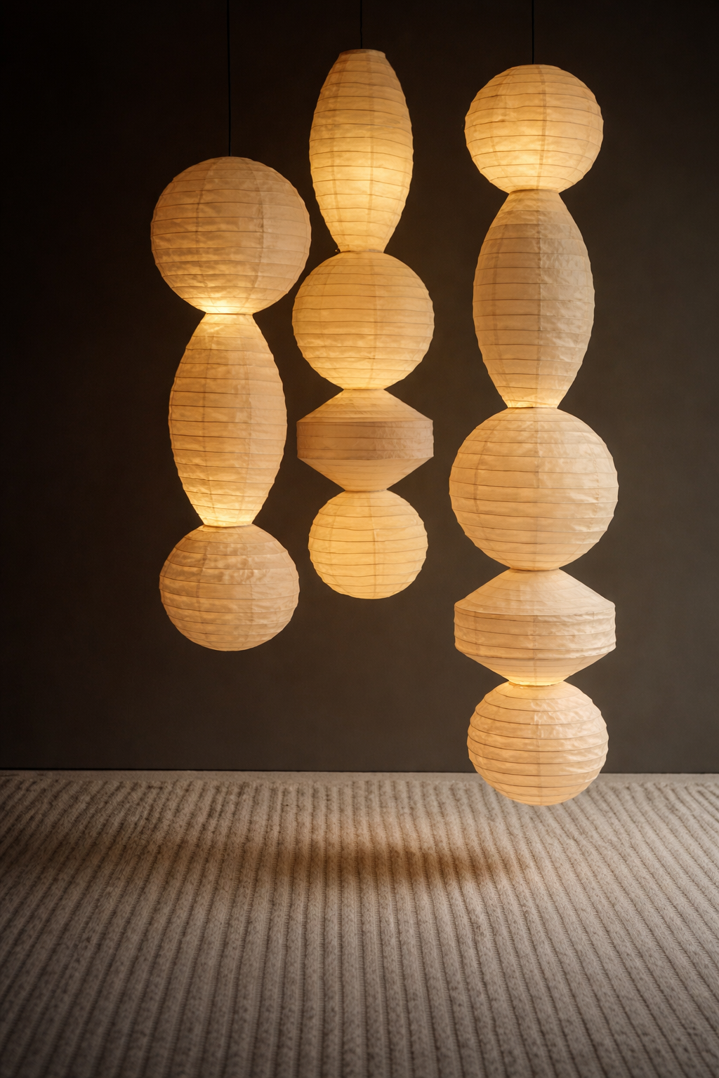 JAPANESE RICE PAPER LAMP