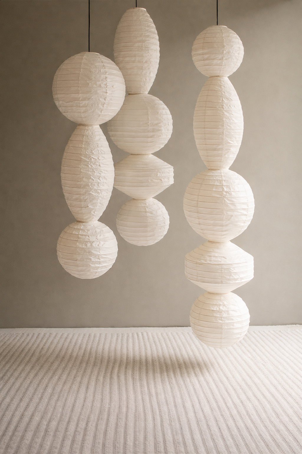 JAPANESE RICE PAPER LAMP