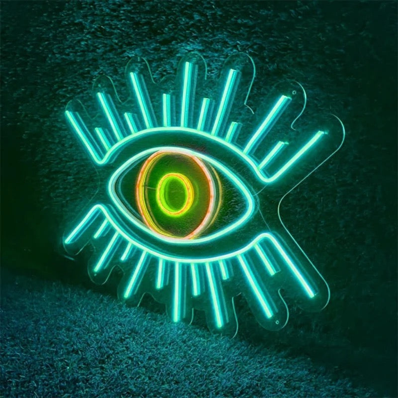 EYE NEON SIGN /  Wall Art Decor Neon