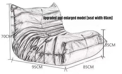 🐛 Caterpillar Sofa