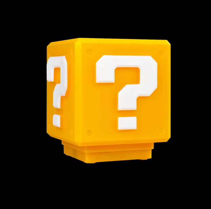 Question Block, Night Light – Gaming-Inspired Decor