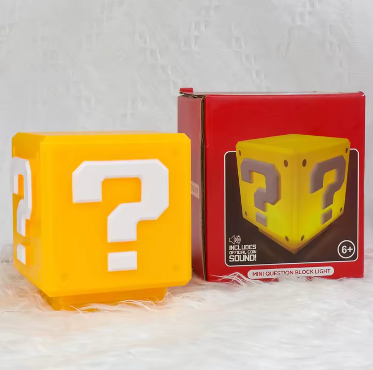 Question Block, Night Light – Gaming-Inspired Decor