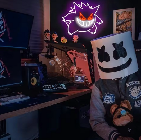 Gengar LED Neon Sign – Wall Light  👾💡
