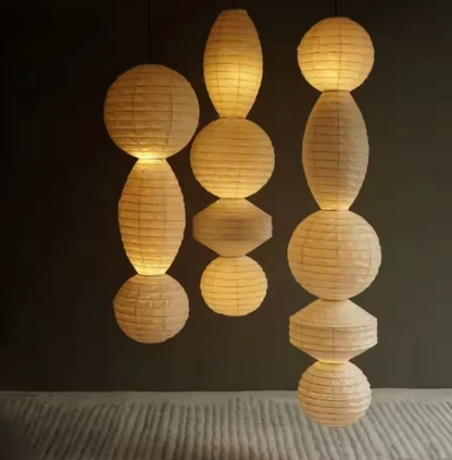 JAPANESE RICE PAPER LAMP