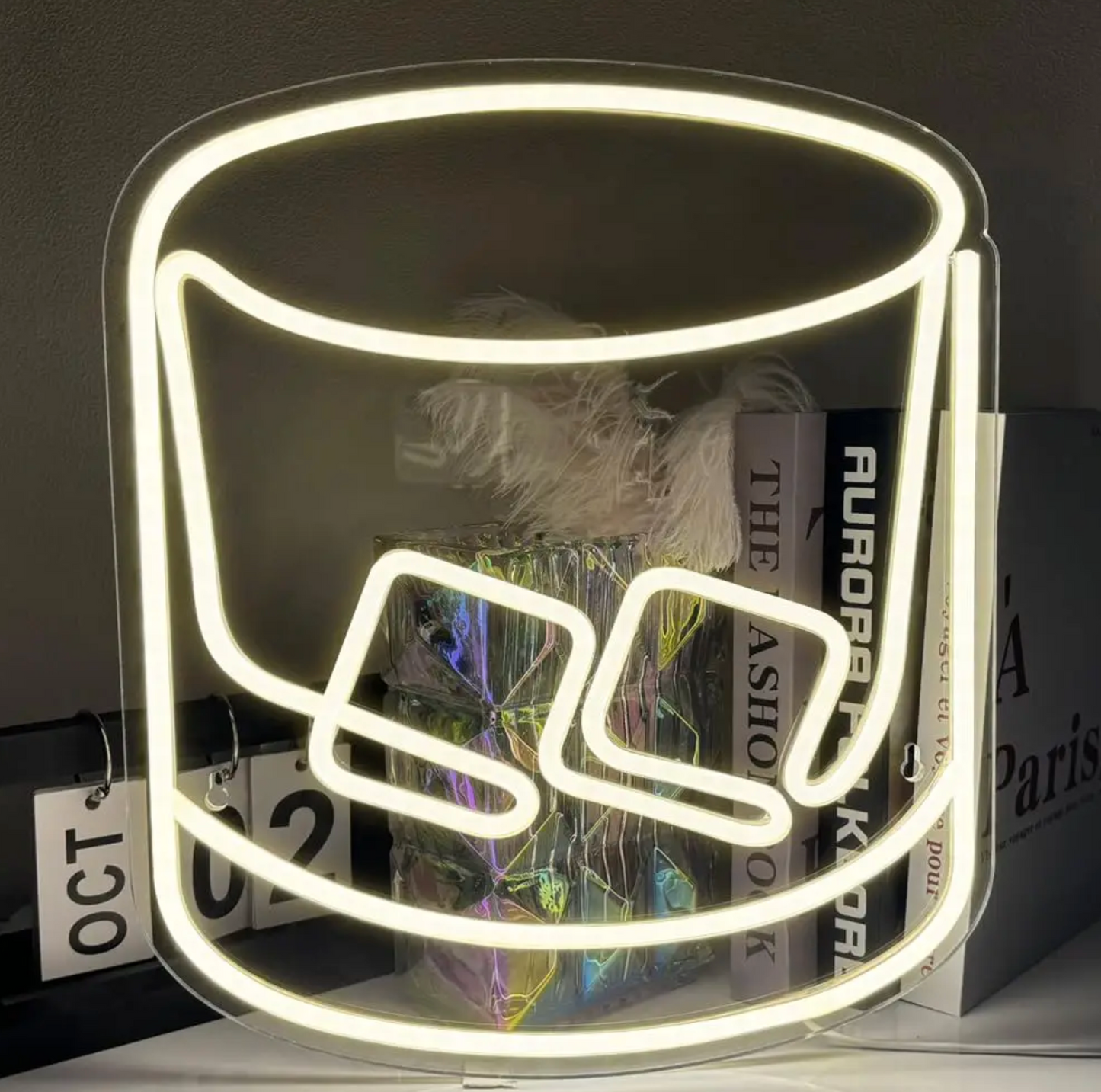 Ice Glass Neon Sign