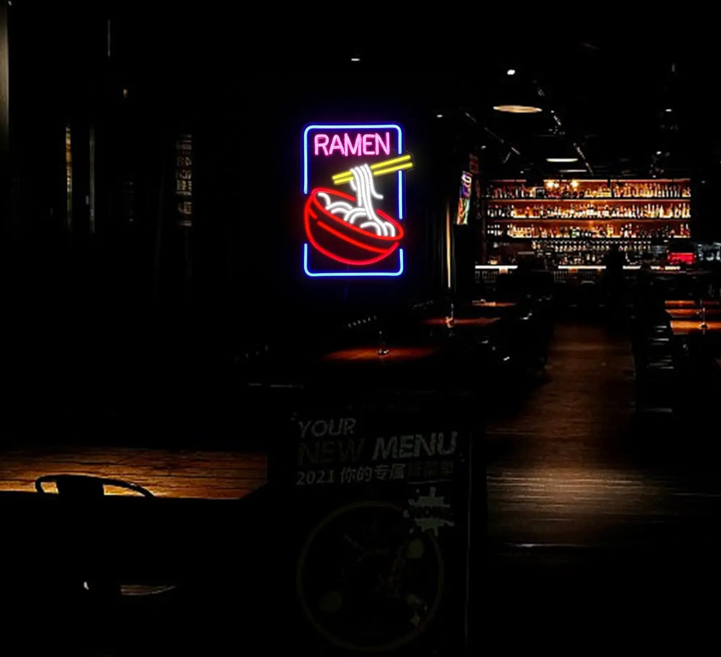 Ramen Bowl Neon Sign