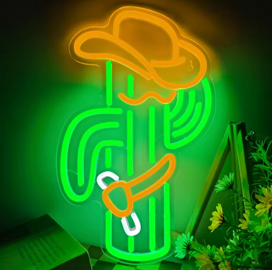 Cactus Neon Sign