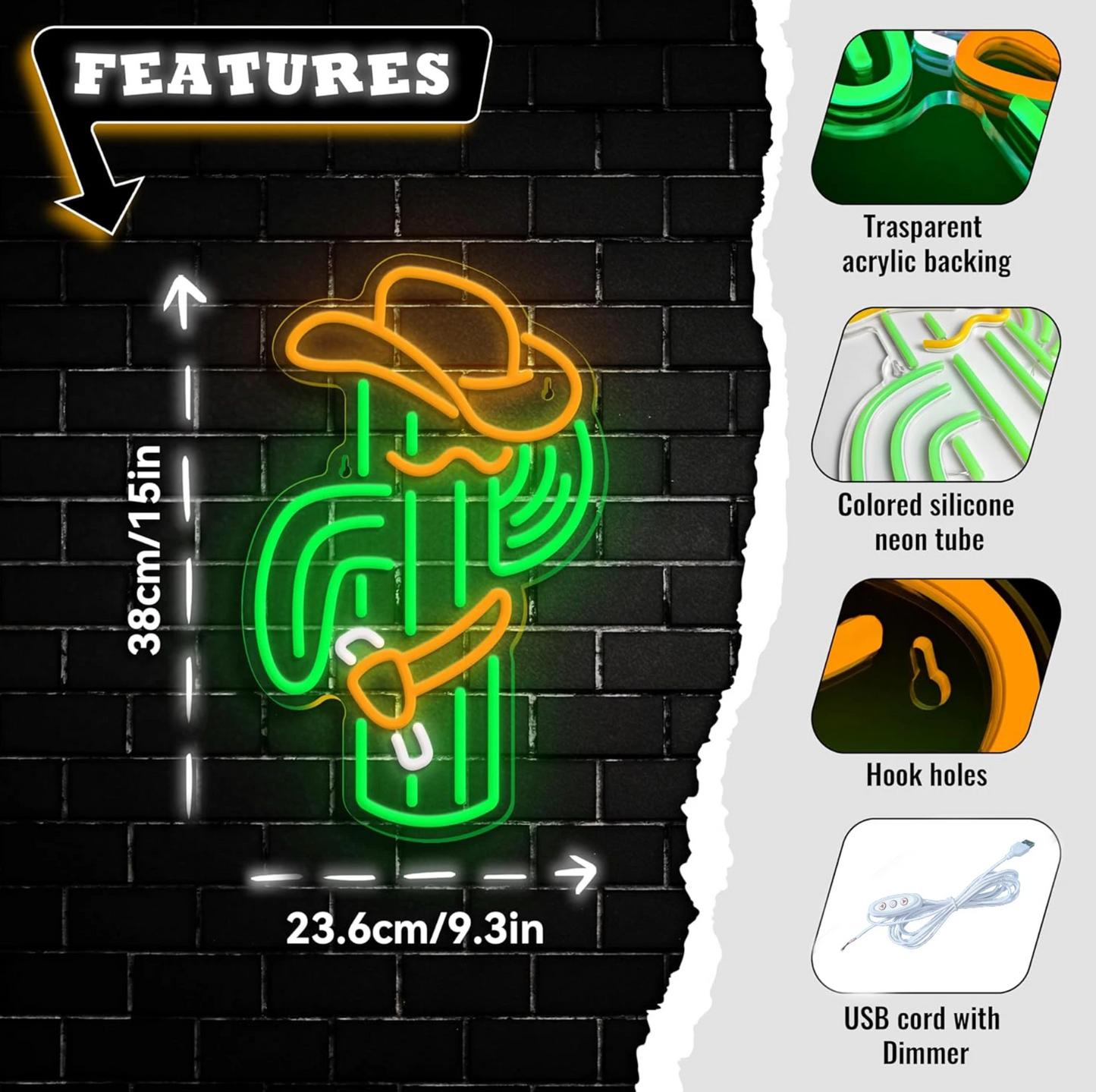Cactus Neon Sign