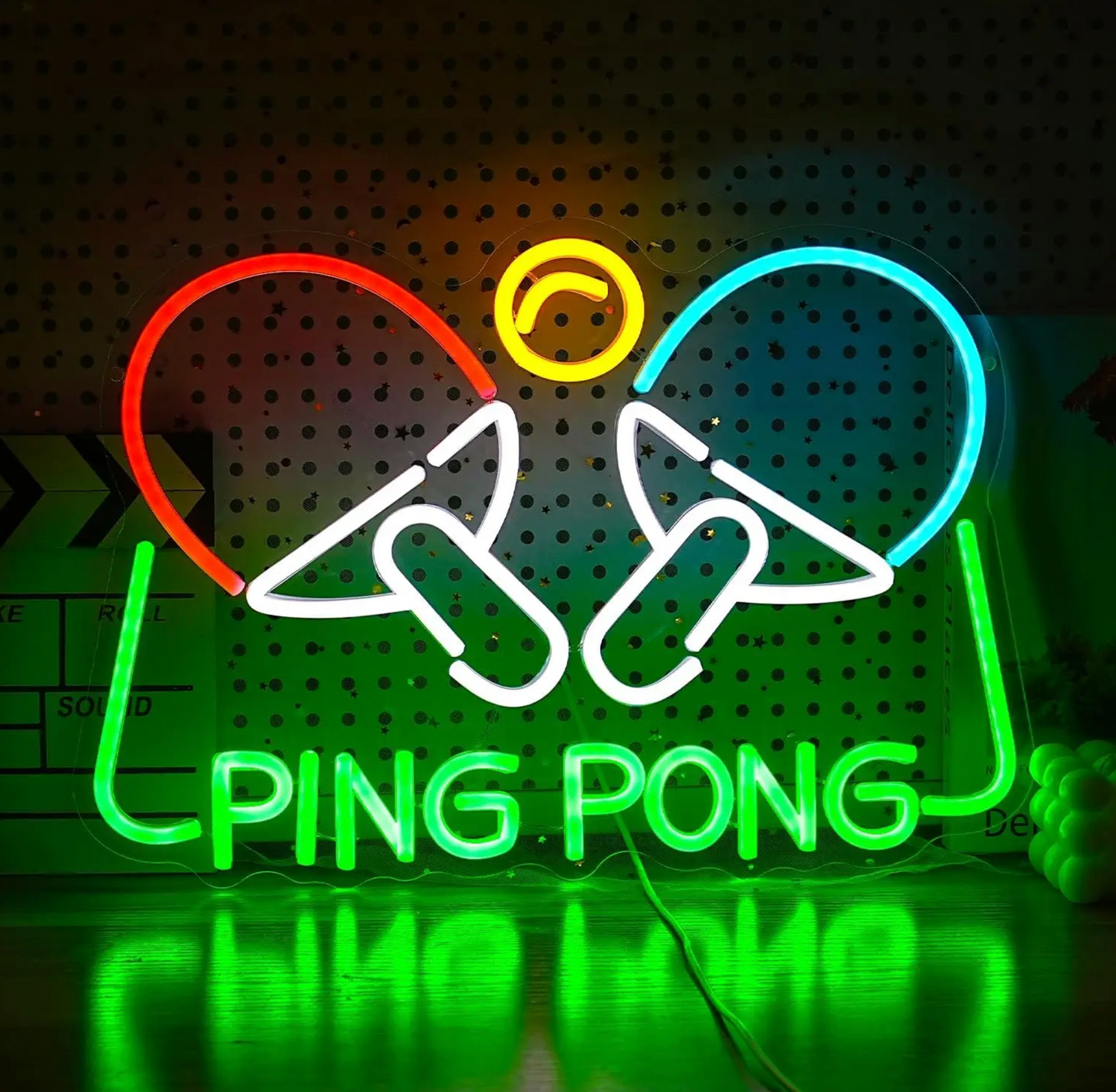 Ping Pong Neon Sign