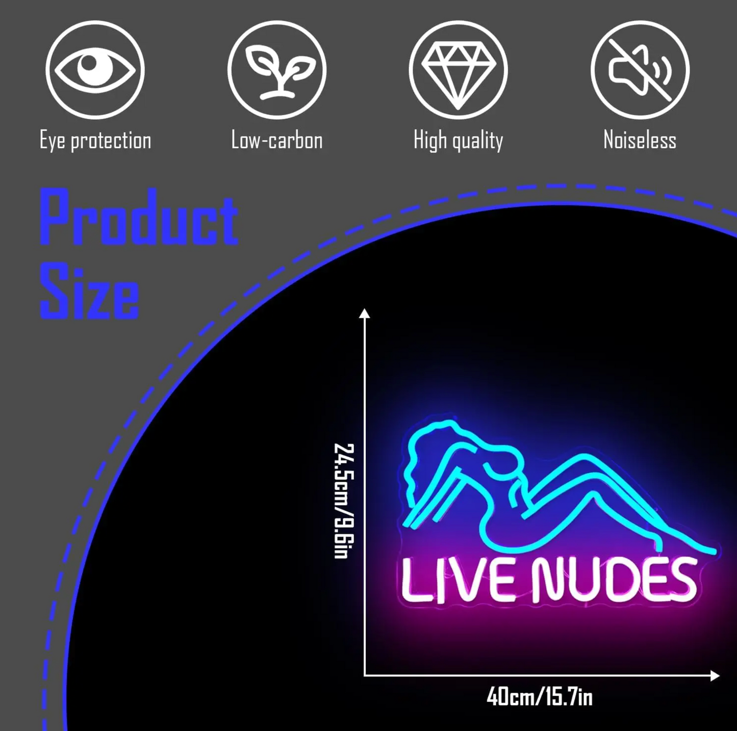 Live Nudes Neon Sign