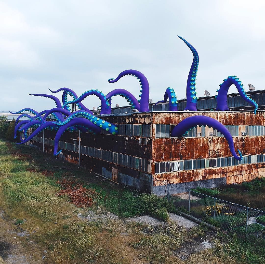 Giant Inflatable Octopus Tentacle – Event Decoration